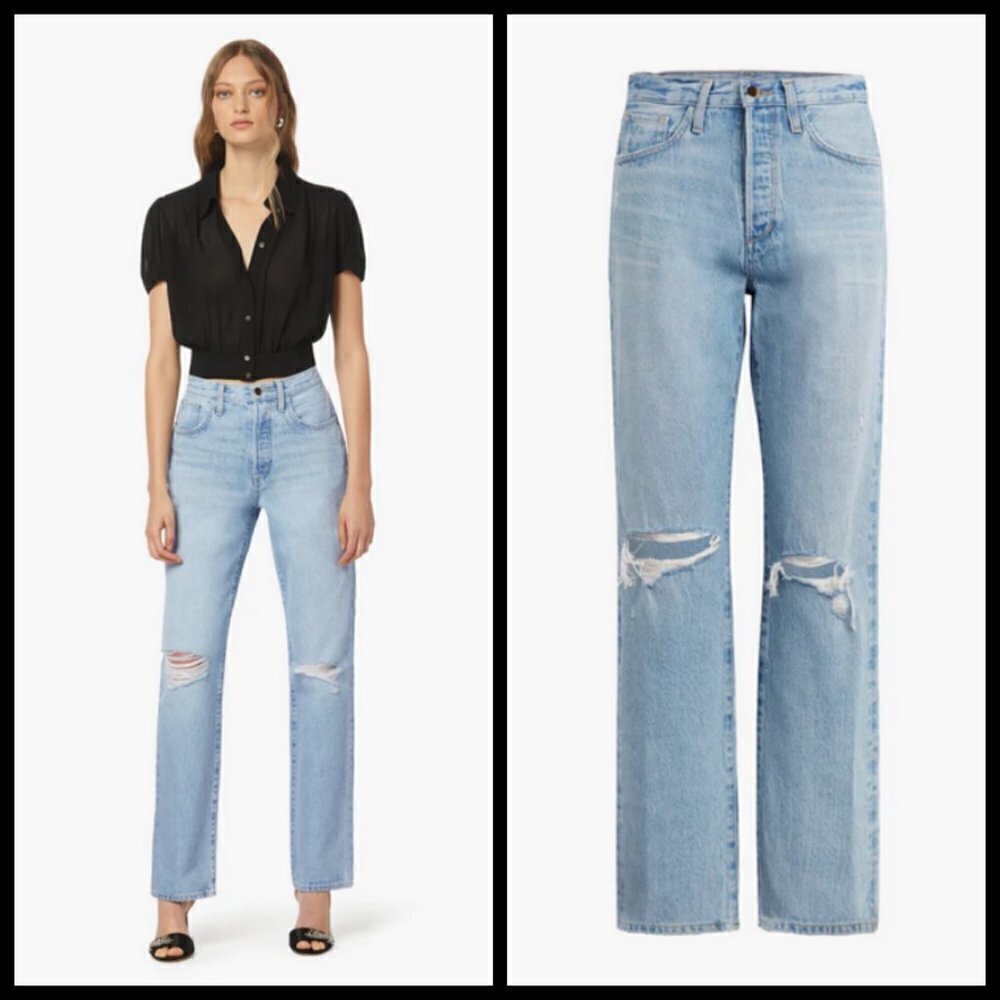💕FAVORITE DAUGHTER💕 The Otto High-Rise Boyfriend Jeans ~ Cheshire 29 NWT - Picture 4 of 16